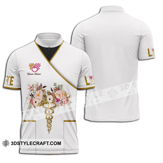 Unisex Shirt - Custom Text Shirt Nurse LOVE style option 2