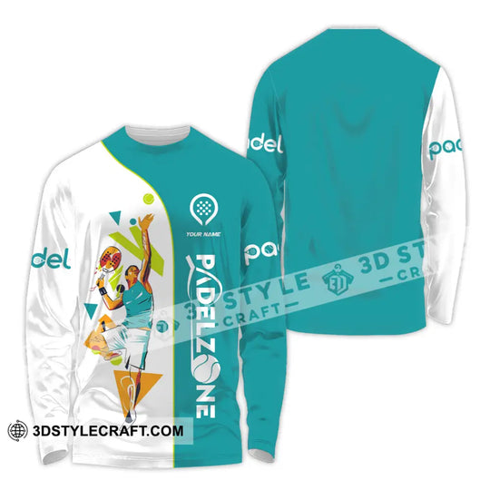 Unisex Shirt - Custom Text Shirt, Padel Zone Shirt style option 4