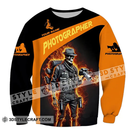 Unisex Shirt - Custom Text Shirt Photographer style option 4