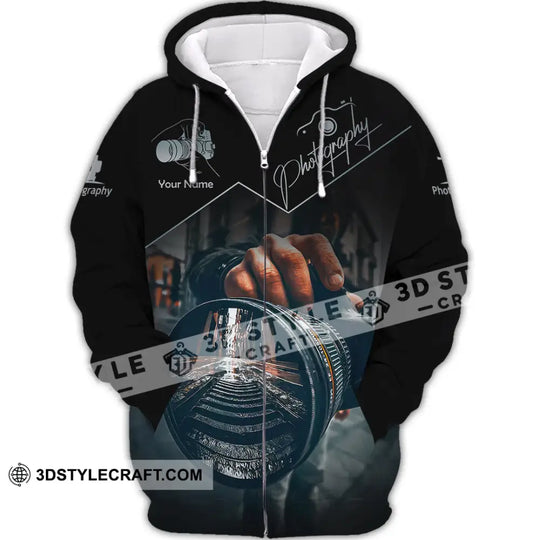 Unisex Shirt - Custom Text Shirt, Photographer Shirt style option 2
