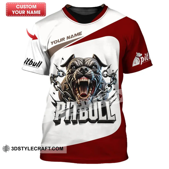 Unisex Shirt - Custom Text Shirt Pitbull style option 1