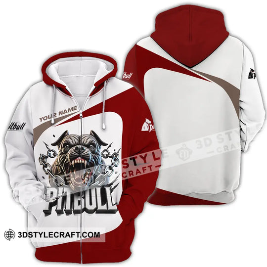 Unisex Shirt - Custom Text Shirt Pitbull style option 4