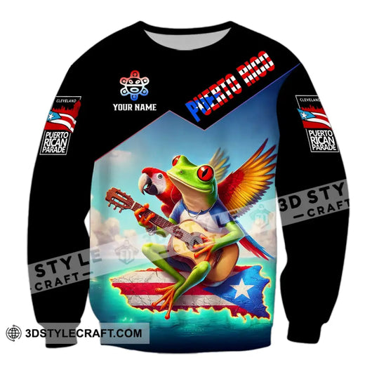 Unisex Shirt - Custom Text Shirt Puerto Rico style option 4