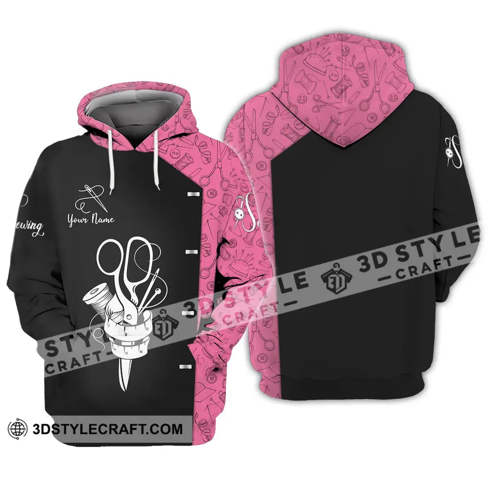 Unisex Shirt - Custom Text Shirt Sewing Shirt Hoodie / S T-shirt