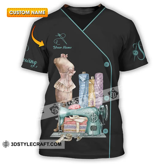 Unisex Shirt - Custom Text Shirt Sewing Shirt T-shirt