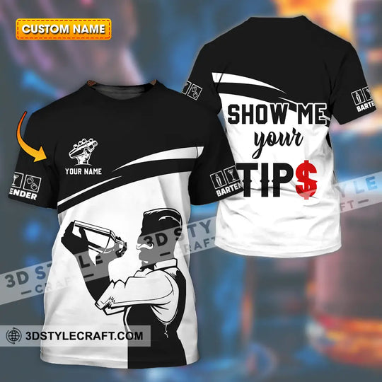 Unisex Shirt - Custom Text Shirt, Show Me Your Tips Shirt style option 1