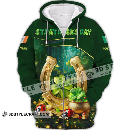 Unisex Shirt - Custom Text Shirt ST.Patrick's Day style option 2