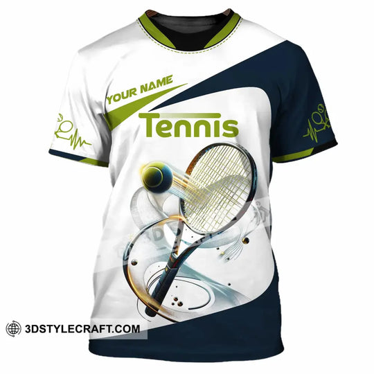 Unisex Shirt - Custom Text Tennis Player Shirt style option 2