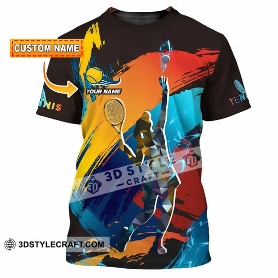 Unisex Shirt - Custom Text Shirt, Tennis Shirt style option 1