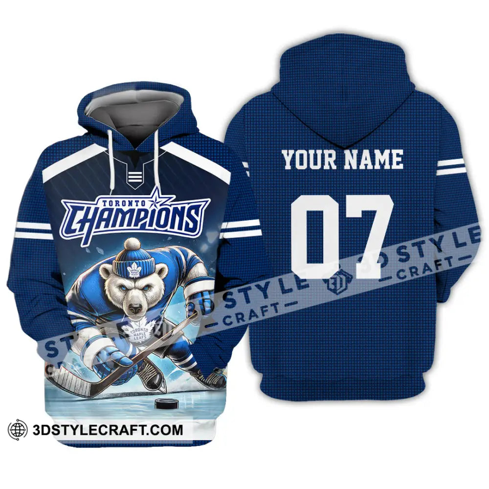 Unisex Shirt - Custom Text Shirt Toronto Maple Leafs Shirt Hoodie / S T-shirt