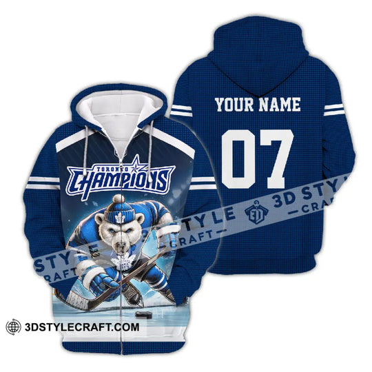 Unisex Shirt - Custom Text Shirt, Toronto Maple Leafs Shirt style option 2