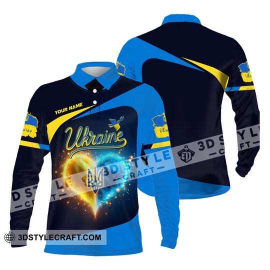 Unisex Shirt - Custom Text Shirt, Ukraine Shirt style option 3