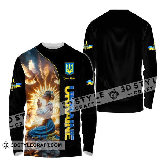 Unisex Shirt - Custom Text Shirt, Ukraine Shirt style option 4