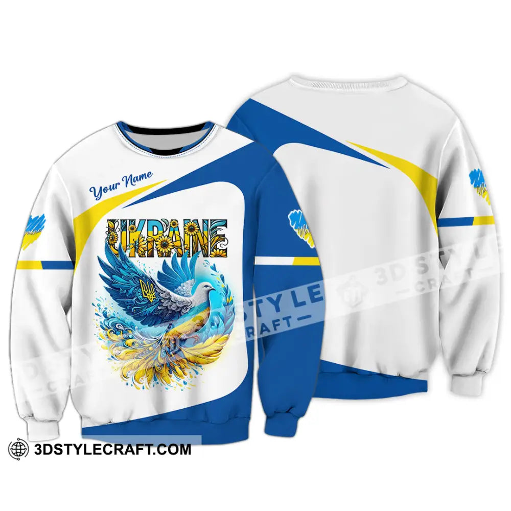 Unisex Shirt - Custom Text Shirt Ukraine Shirt Long Sleeve / S T-shirt