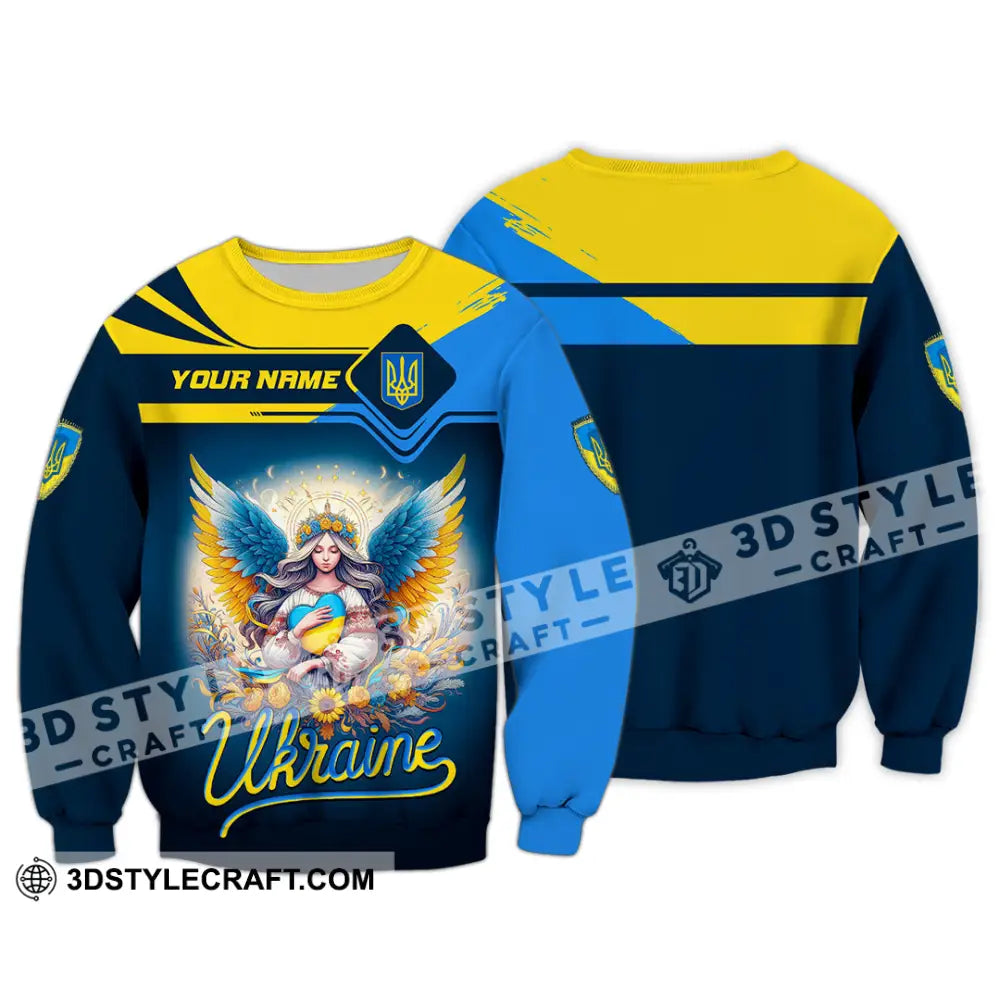 Unisex Shirt - Custom Text Shirt Ukraine Shirt Long Sleeve / S T-shirt