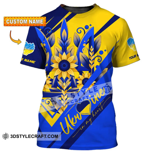 Unisex Shirt - Custom Text Shirt Ukraine Shirt T-shirt