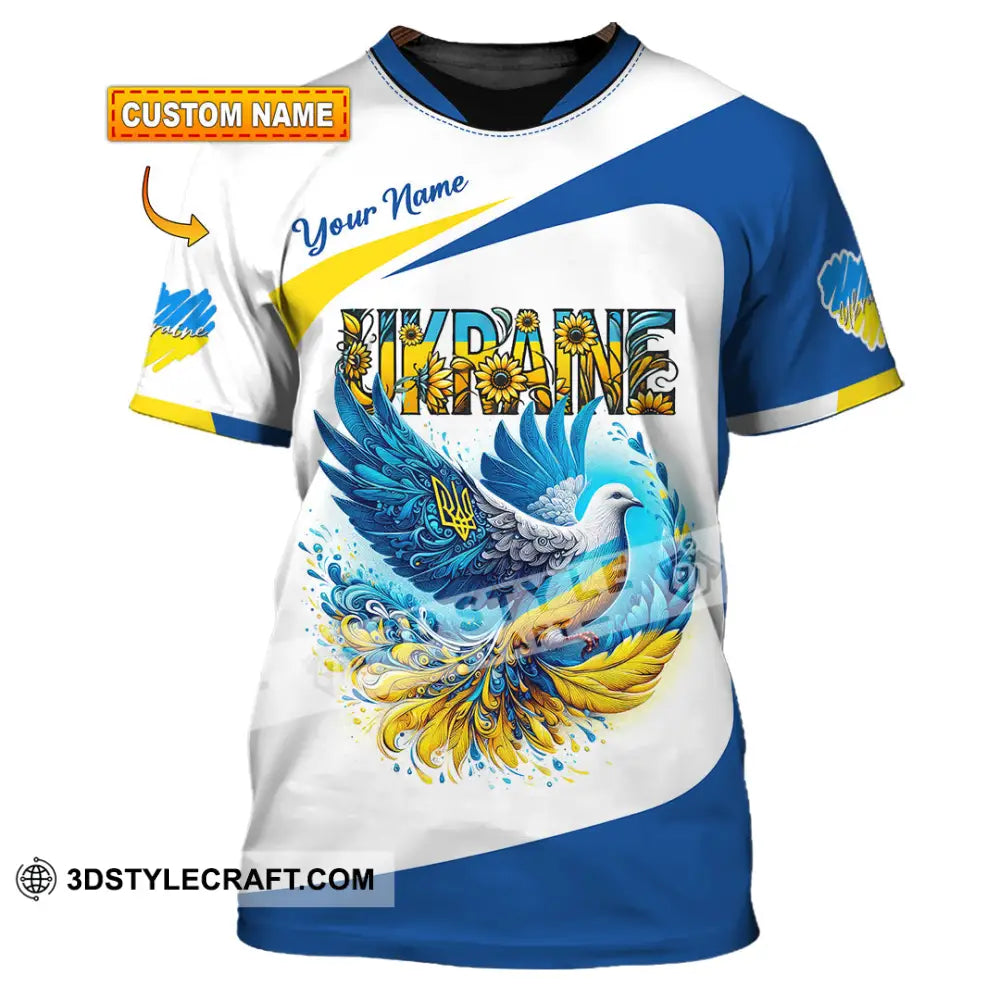 Unisex Shirt - Custom Text Shirt Ukraine Shirt T-shirt