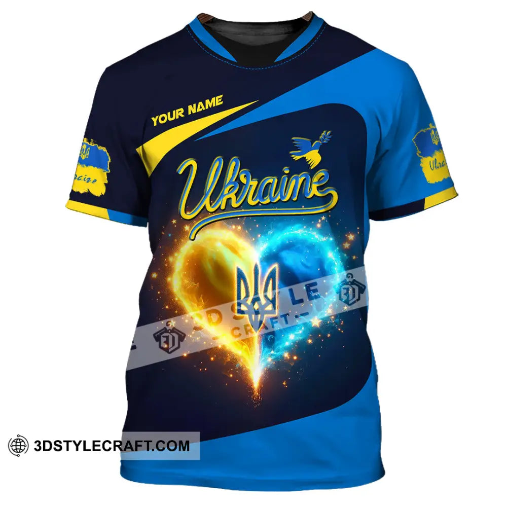 Unisex Shirt - Custom Text Shirt Ukraine Shirt T-Shirt / S T-shirt