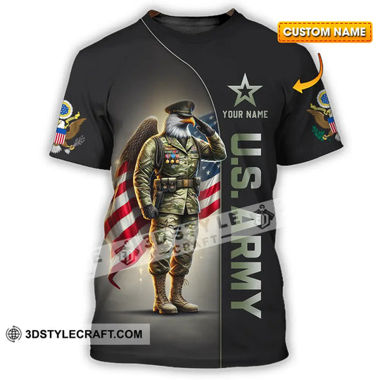Unisex Shirt - Custom Text Shirt US Army style option 1
