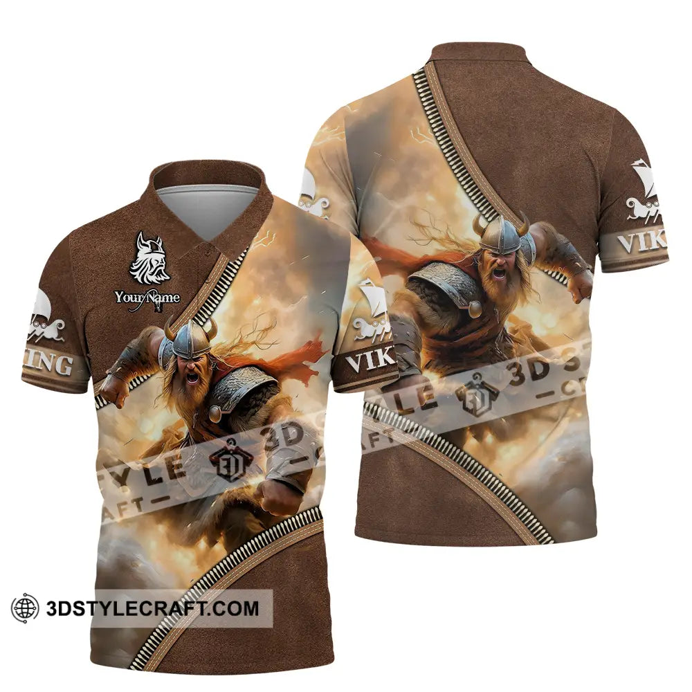 Unisex Shirt - Custom Text Viking Polo / S T-Shirt