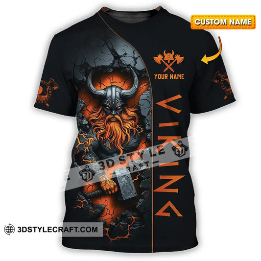 Unisex Shirt - Custom Text Viking T-Shirt