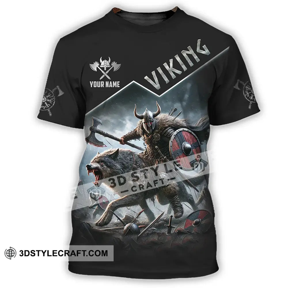 Unisex Shirt - Custom Text Viking T-Shirt / S T-Shirt