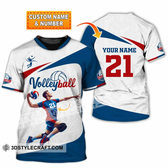 Unisex Shirt - Custom Text Shirt, Volleyball Shirt style option 1