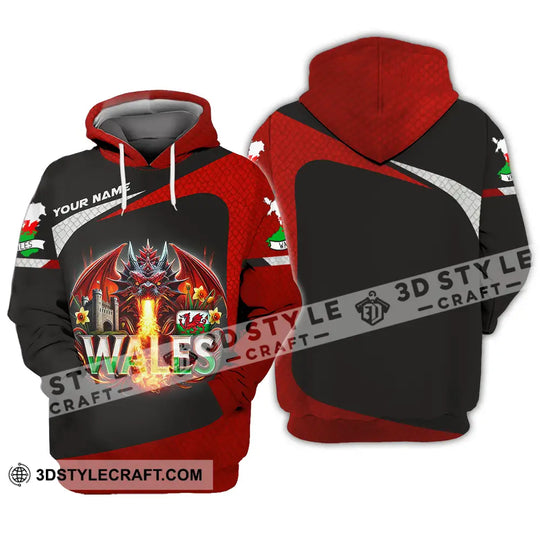 Unisex Shirt - Custom Text Shirt Wales style option 3