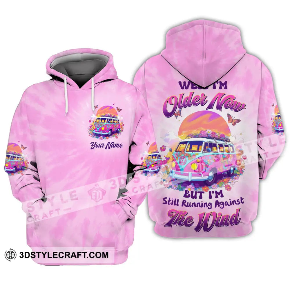 Unisex Shirt - Custom Text Shirt Well I’m Older Now But I’m Still Running Against The Wind Hippie Girl Shirt Hoodie / S