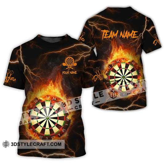 Unisex Shirt - Custom Texts Fire Darts Sport T-Shirt / S T-Shirt