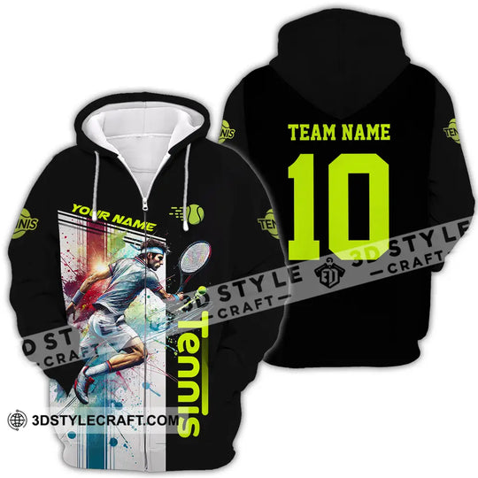 Unisex Shirt - Custom Texts Sport Shirt, Tennis Lover style option 4
