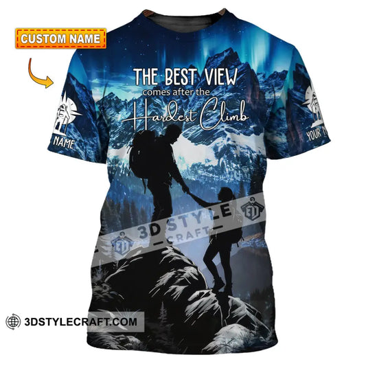 Unisex Shirt - Custom The Best View Comes After The Hardest Climb Sports Shirt T-shirt