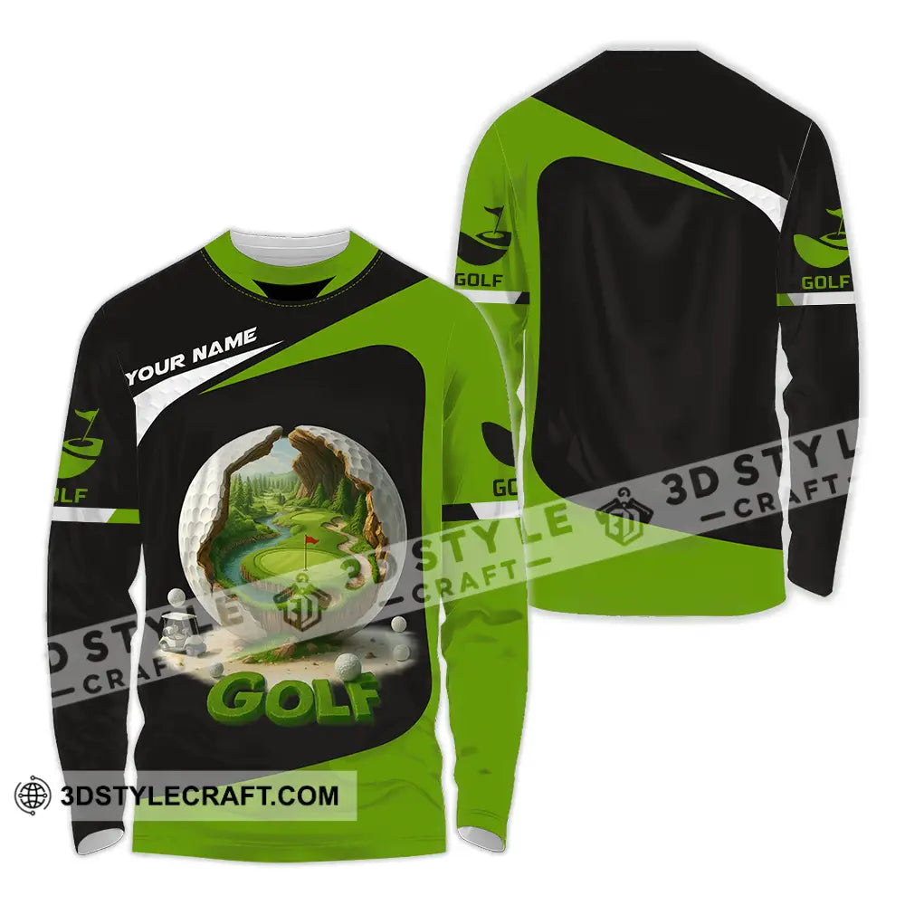 Unisex Shirt - Custom The Golf Shirt Long Sleeve Shirt / S T-shirt