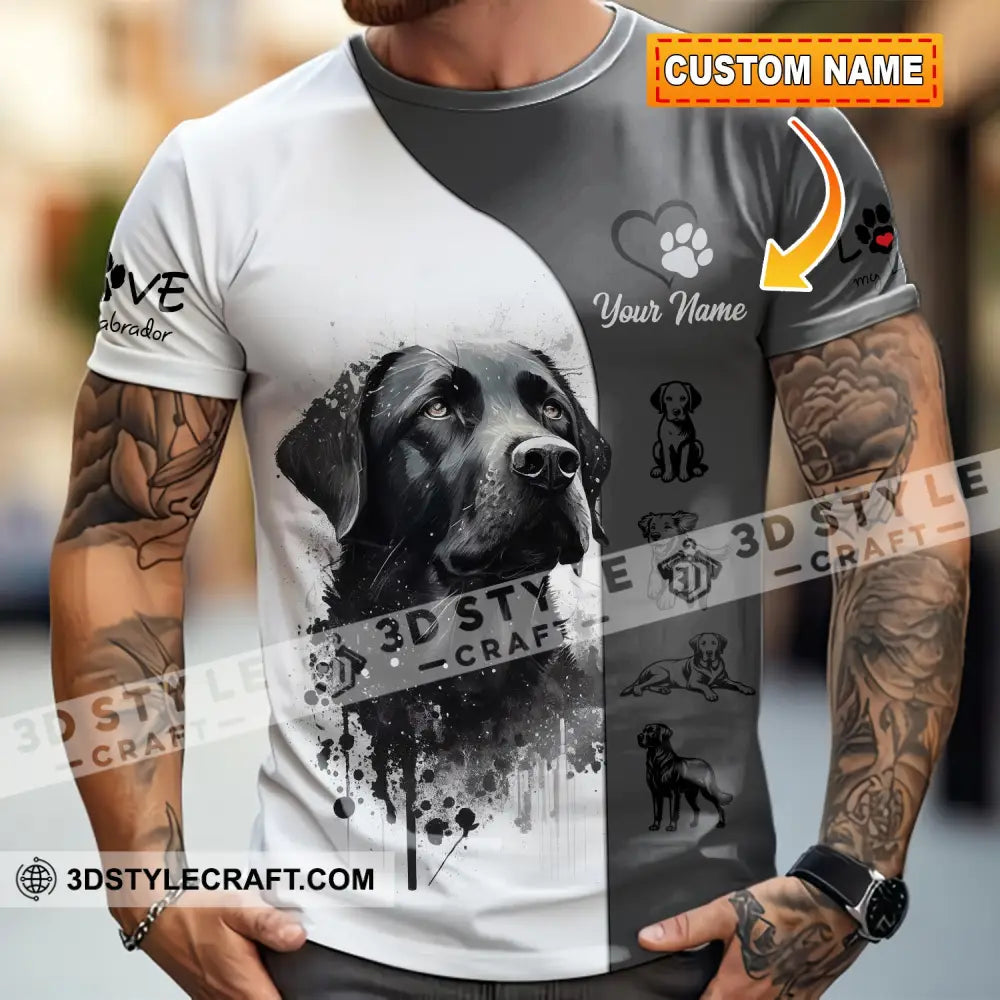 Unisex Shirt - Custom The Labrador 3D Shirt T-shirt