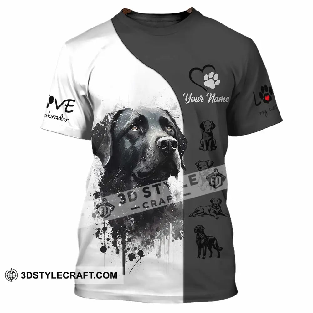 Unisex Shirt - Custom The Labrador 3D Shirt T-Shirt / S T-shirt