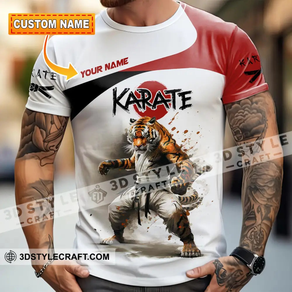 Unisex Shirt - Custom Tiger Karate Shirt T-shirt