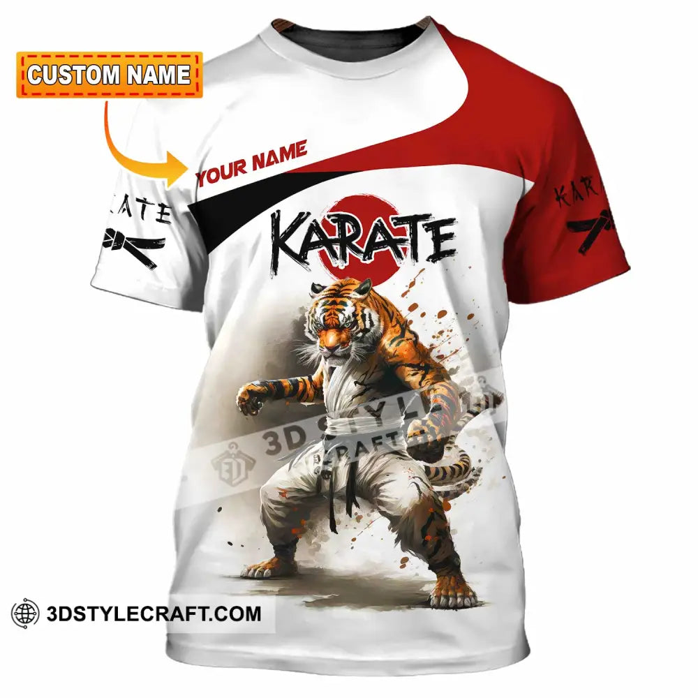 Unisex Shirt - Custom Tiger Karate Shirt T-shirt