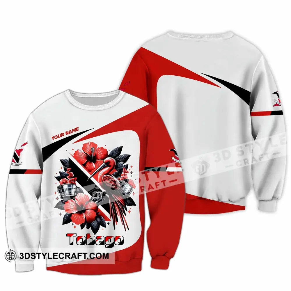 Unisex Shirt - Custom Tobago Shirt - Long Sleeve / S - T-shirt
