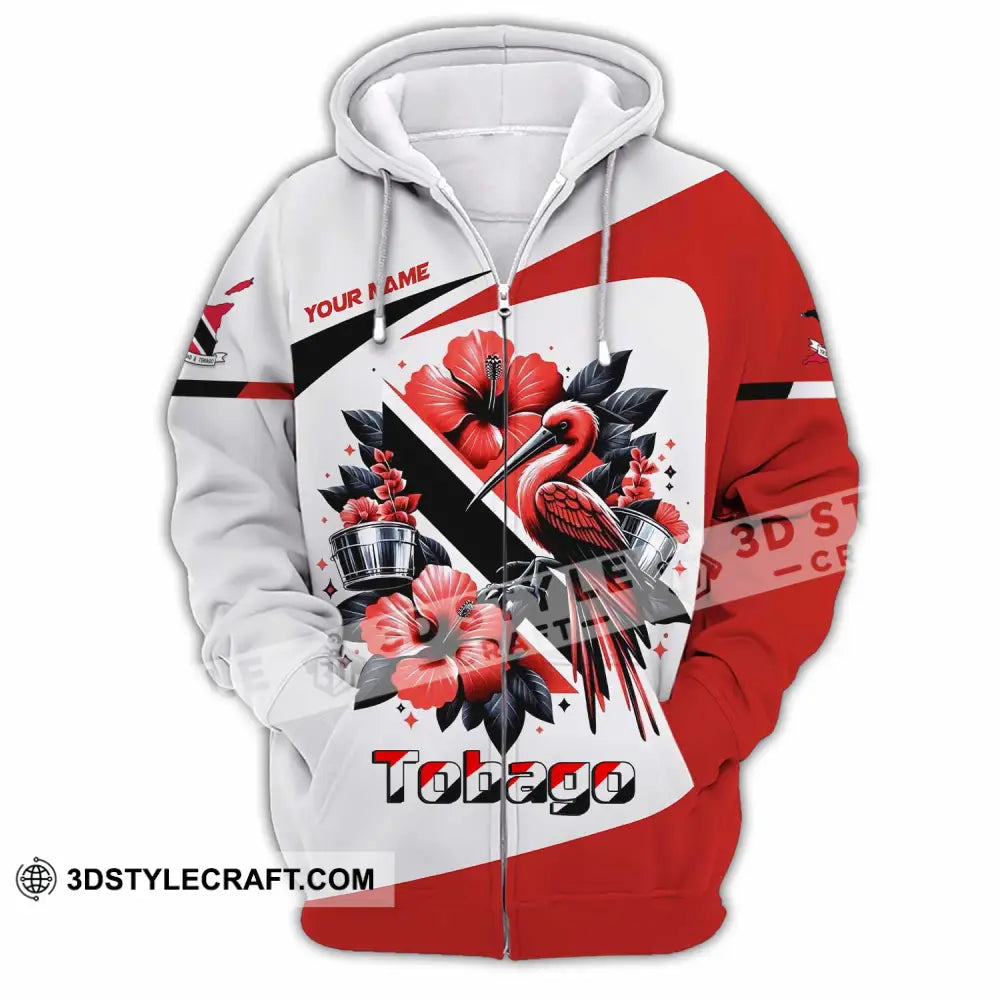 Unisex Shirt - Custom Tobago Shirt - Zipper Hoodie / S - T-shirt