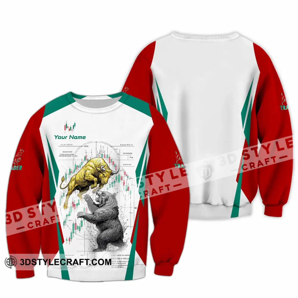 Unisex Shirt - Custom Trader 3D Shirt Long Sleeve / S T-shirt