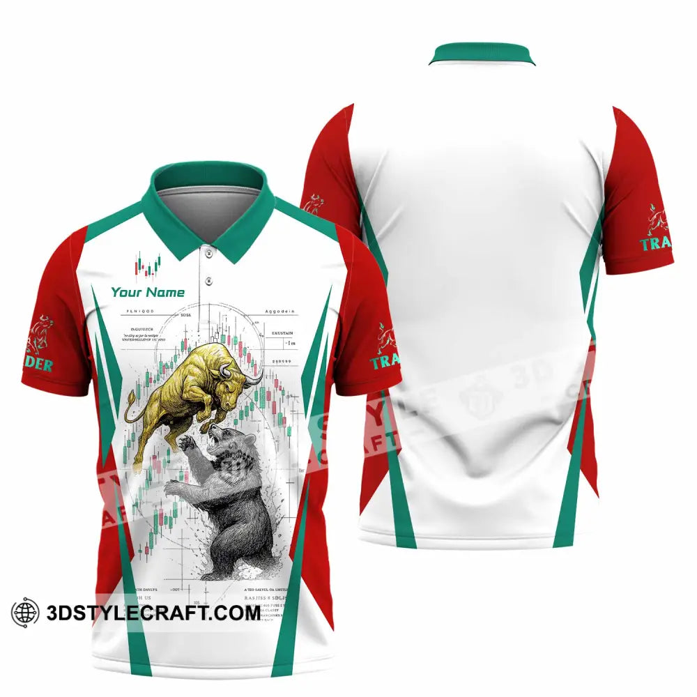 Unisex Shirt - Custom Trader 3D Shirt Polo Shirt / S T-shirt
