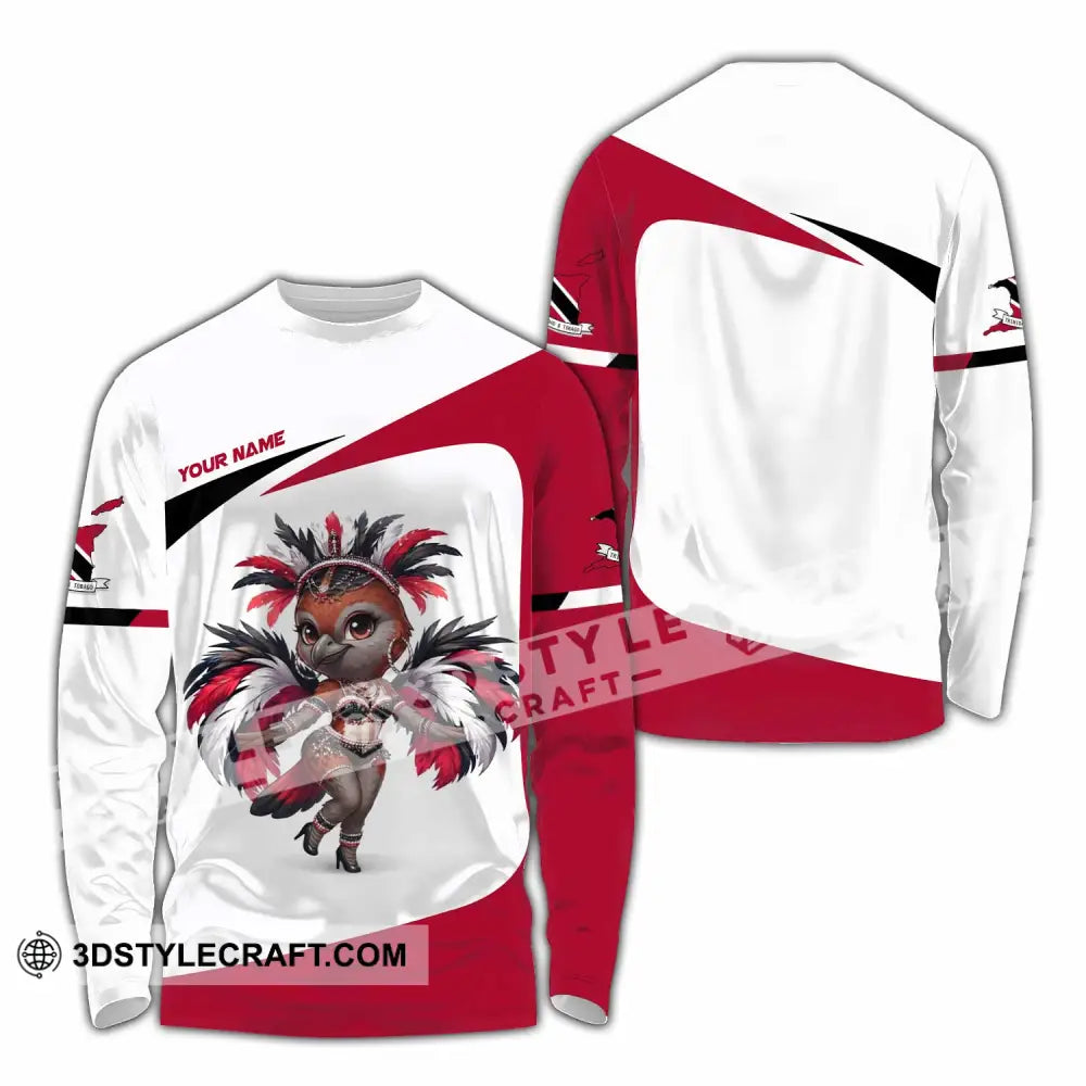 Unisex Shirt - Custom Trinidad And Tobago Shirt - Long Sleeve Shirt / S - T-shirt