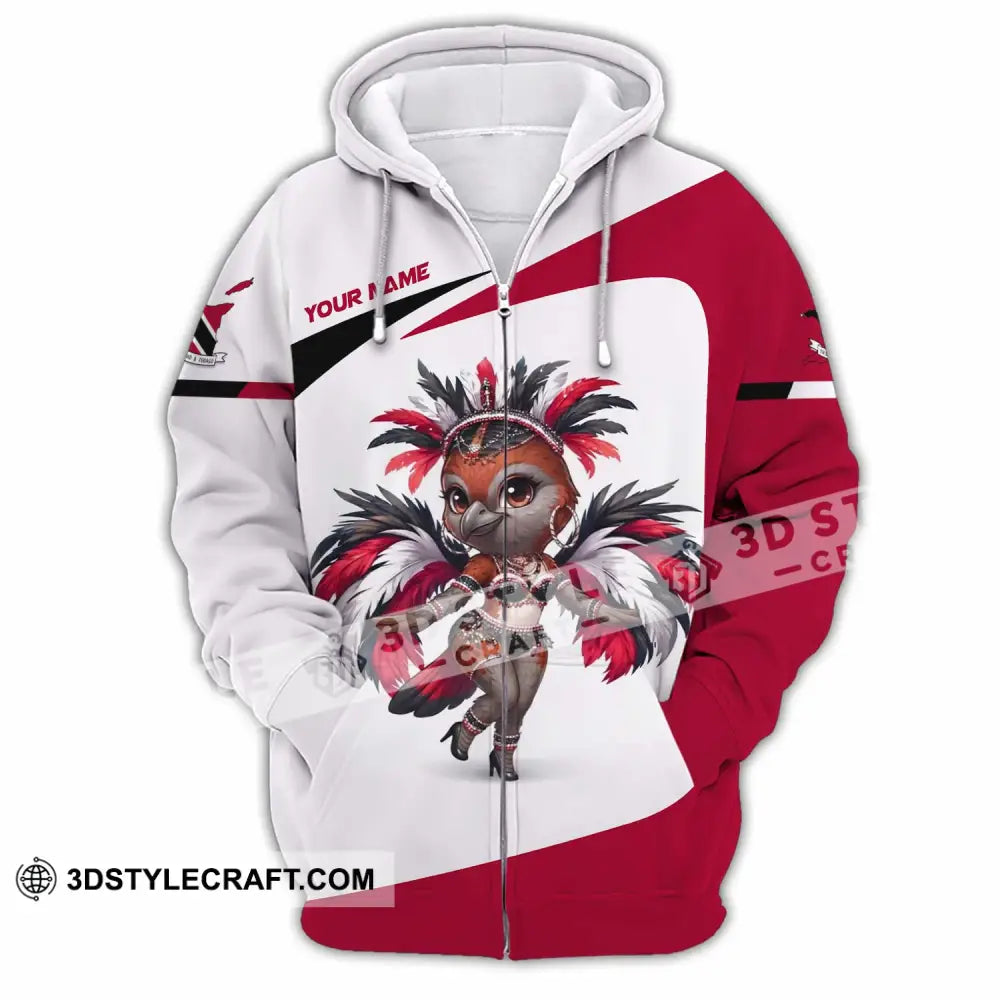 Unisex Shirt - Custom Trinidad And Tobago Shirt - Zipper Hoodie / S - T-shirt