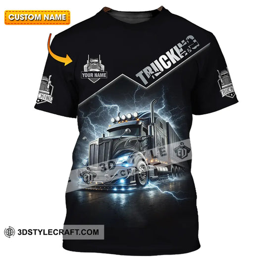Unisex Shirt - Custom Trucker Keep On Trucking 3D Shirt T-shirt