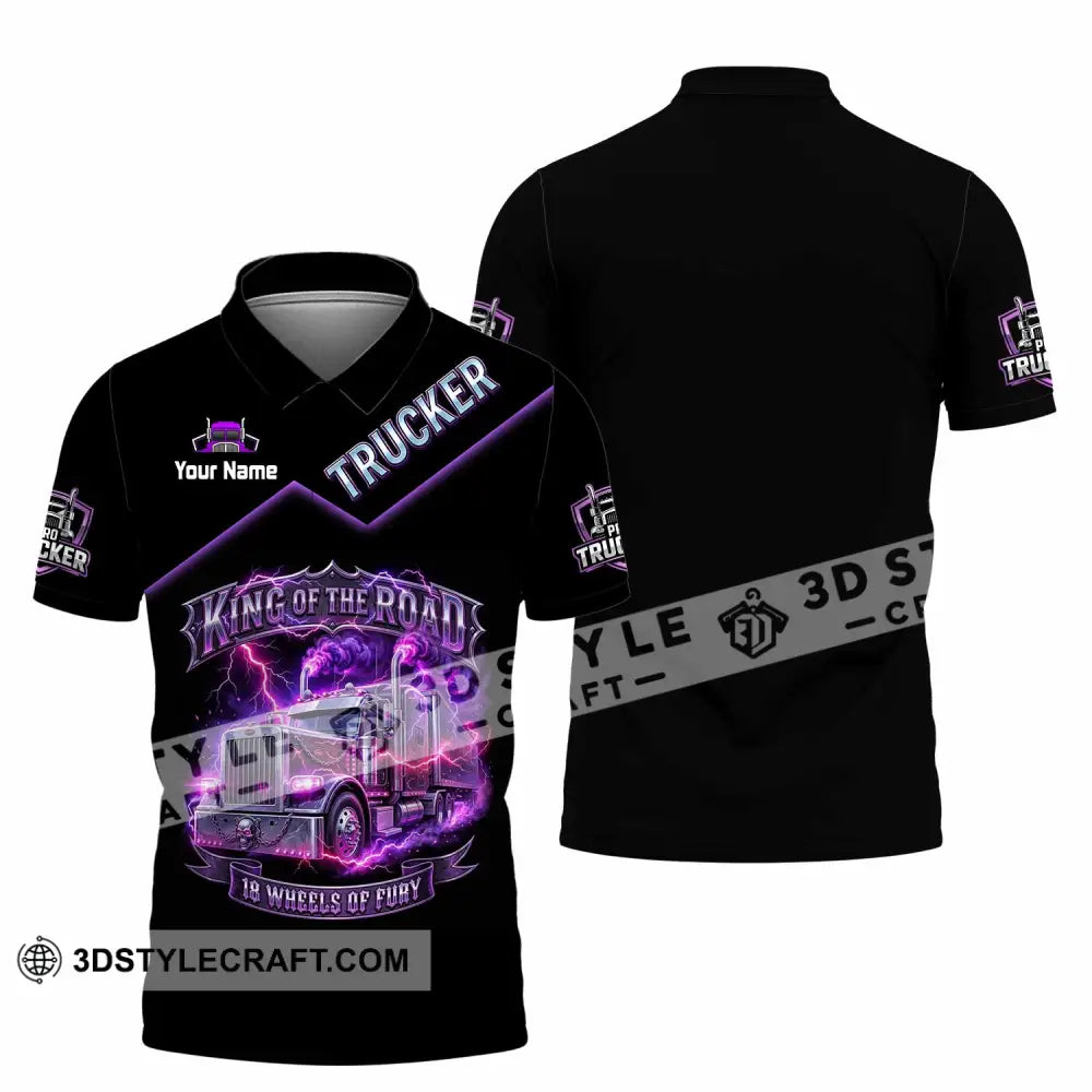 Unisex Shirt - Custom Trucker Shirt - Polo Shirt / S - T-shirt