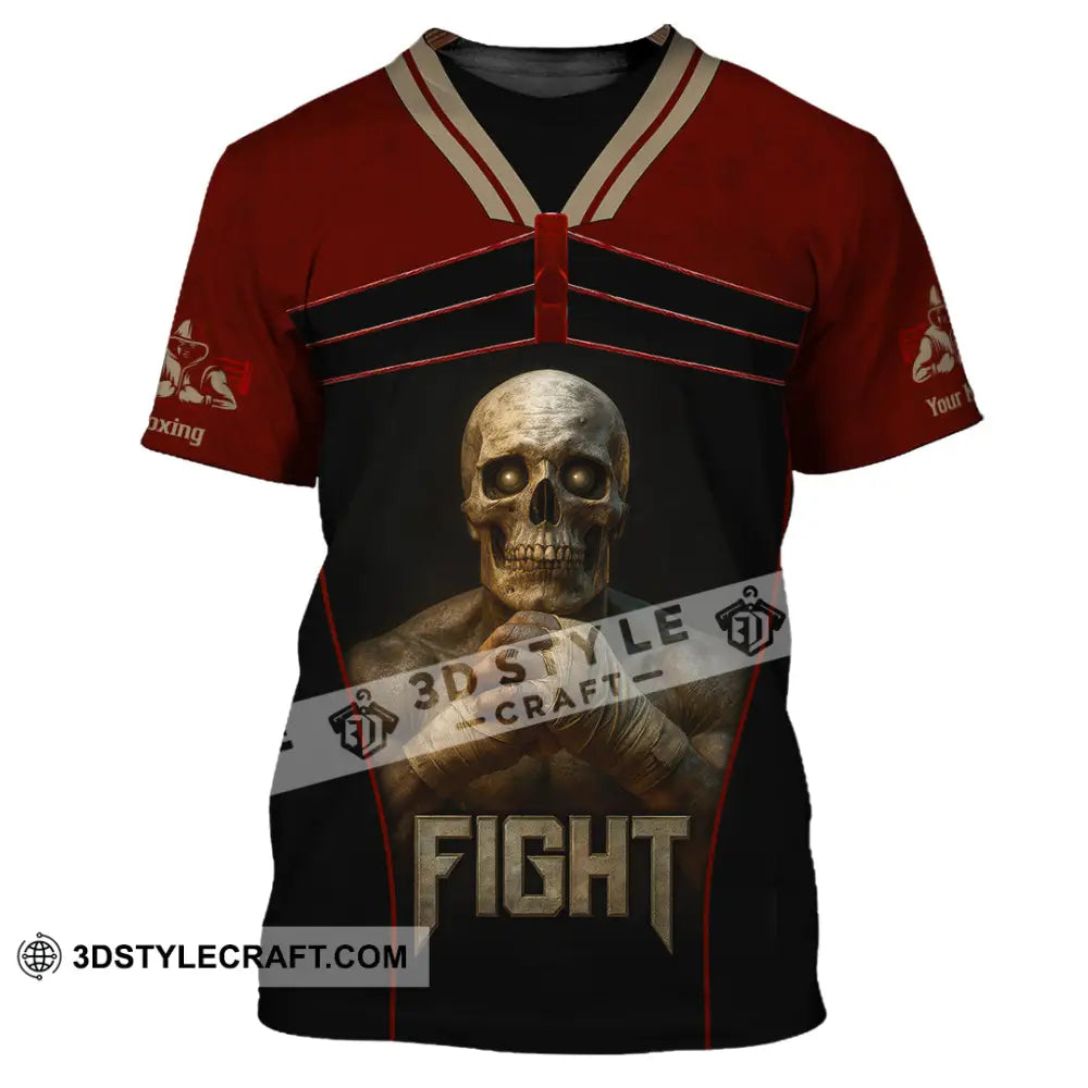 Unisex Shirt - Custom Try Your Hard Fight Man Sport Shirt T-Shirt / S T-shirt