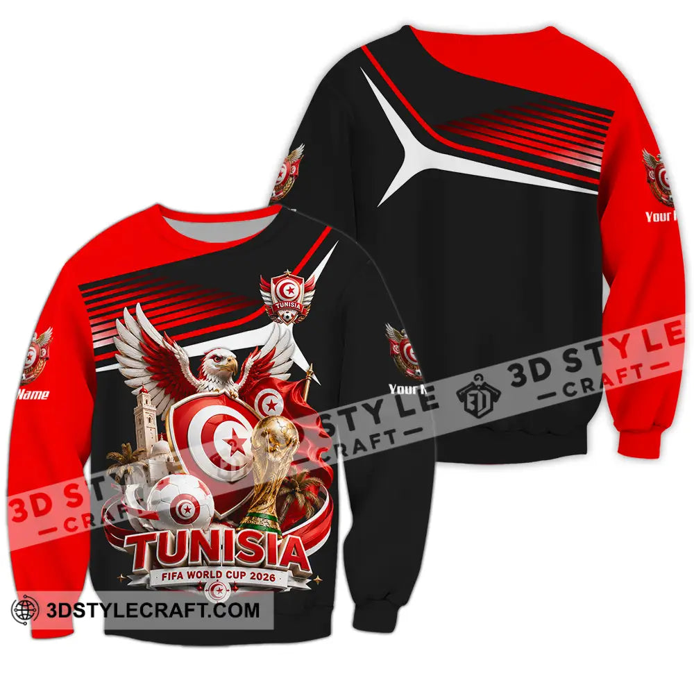 Unisex Shirt - Custom Tunisia World Cup 2026 Shirt - Long Sleeve / S - T-shirt