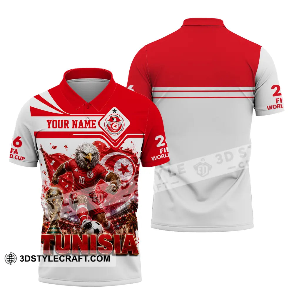 Unisex Shirt - Custom Tunisia World Cup 2026 Shirt - Polo Shirt / S - T-shirt