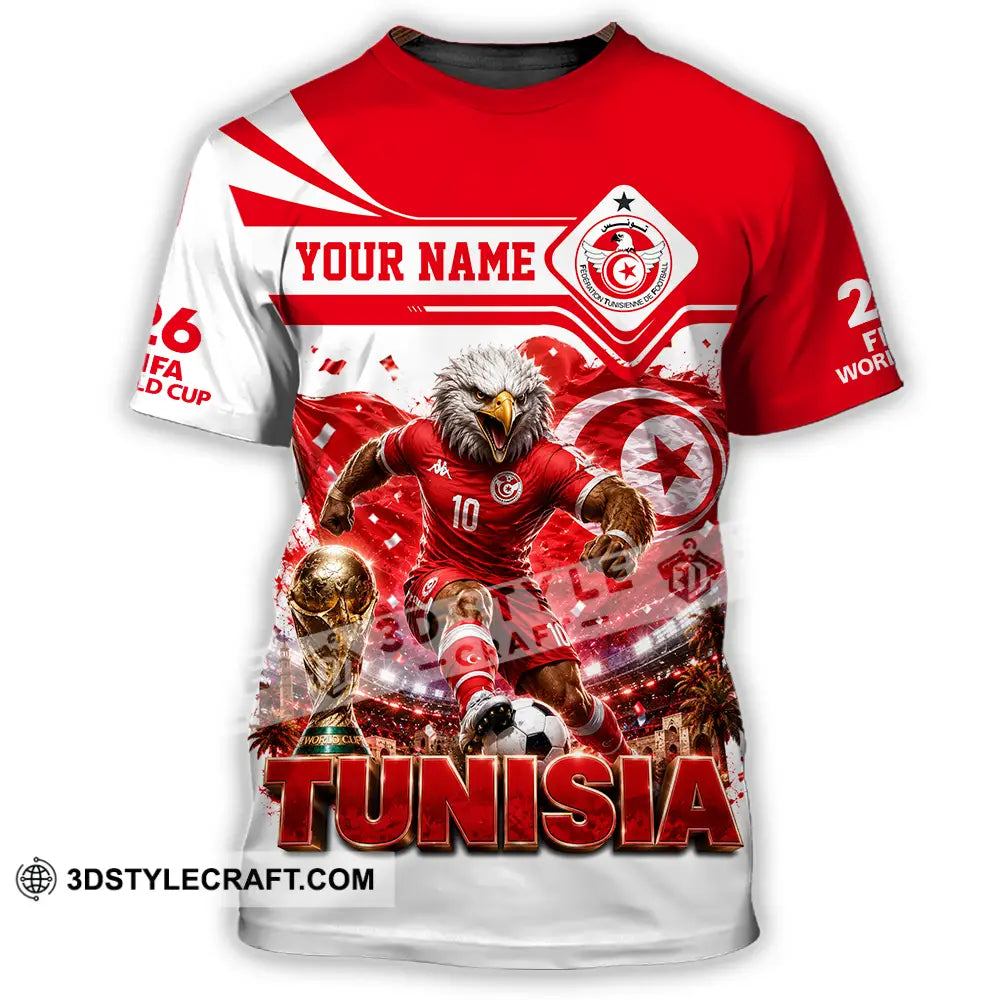 Unisex Shirt - Custom Tunisia World Cup 2026 Shirt - T-Shirt / S - T-shirt