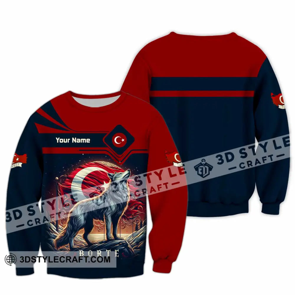Unisex Shirt - Custom Turkey Borte Shirt - Long Sleeve / S - T-shirt
